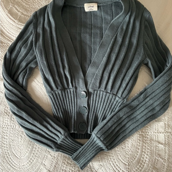 Wilfred Plunge Front Cardigan Size XXS - Picture 2 of 5